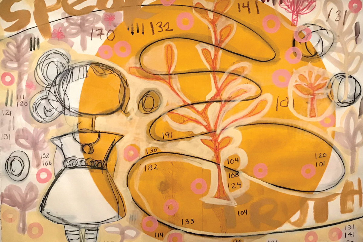 "Speak Truth" by Melanie Yazzie, professor of art practices and head of printmaking in CU Boulder's Department of Art and Art History